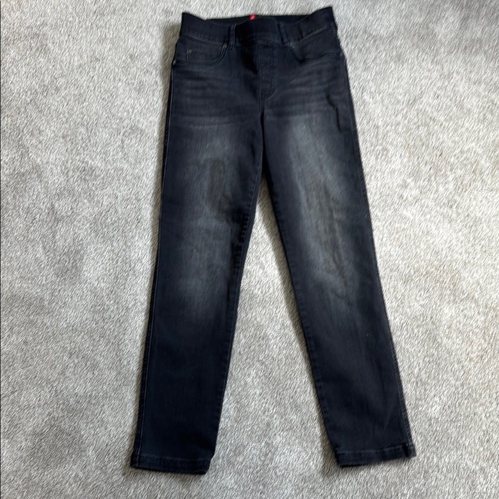SPANX Black Straight Leg Classic Jeans